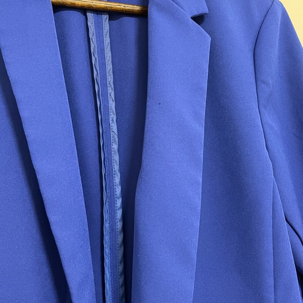 INC Oversized Blazer Cerulean Blue - SIZE Medium - Picture 5 of 9